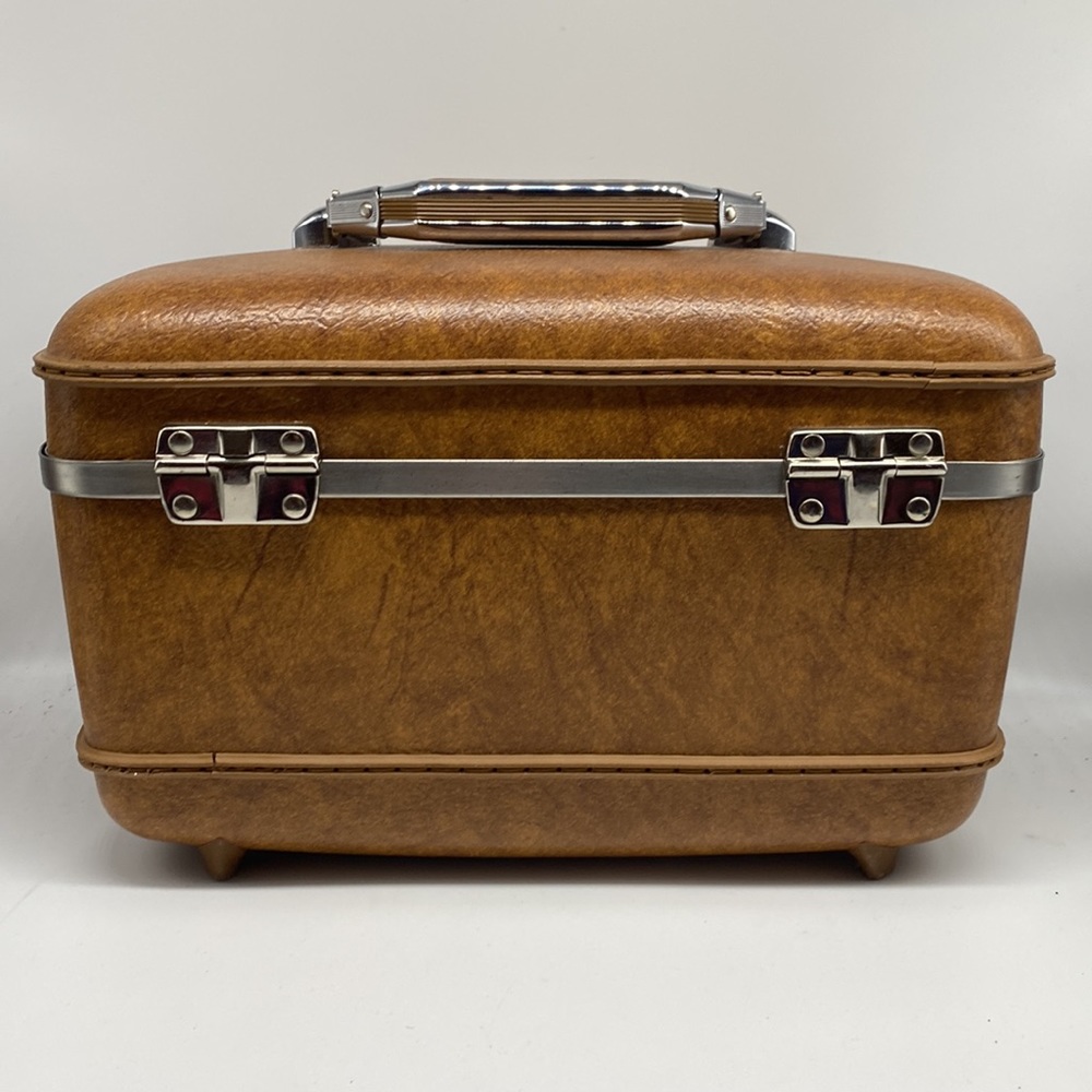 Vintage American Tourister Train Case Cosmetic Hard Case Luggage - Picture 3 of 15